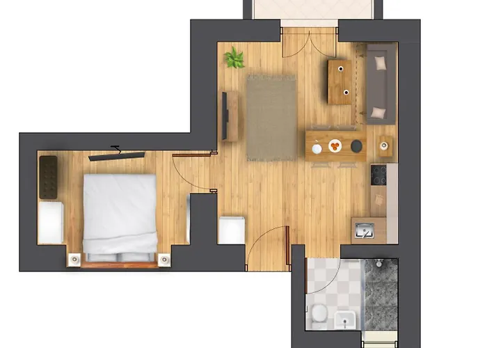 아파트 The Cozy Nest Downtown With Balcony By Pretty *